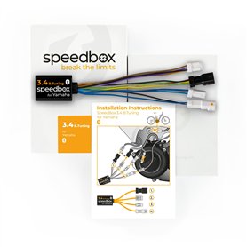 SpeedBox 3.4 B.Tuning Compatible avec Yamaha E-Bikes Wabasch ou Crosscore RC/E-Bike Tuning-Chip avec Bluetooth/SpeedBox App