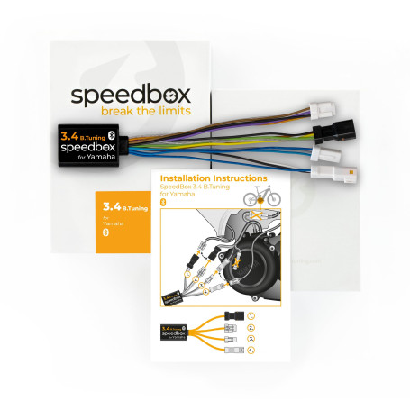 SpeedBox 3.4 B.Tuning Compatible avec Yamaha E-Bikes Wabasch ou Crosscore RC/E-Bike Tuning-Chip avec Bluetooth/SpeedBox App