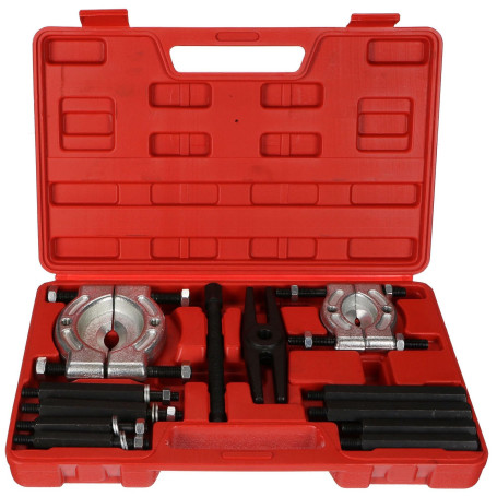SIXTOL Mechanic Bearing Puller 12 | Kit extracteur de roulement | 12 pièces | Compatible avec Machines et véhicules | Mallette à