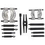 SIXTOL Mechanic Bearing Puller 12 | Kit extracteur de roulement | 12 pièces | Compatible avec Machines et véhicules | Mallette à
