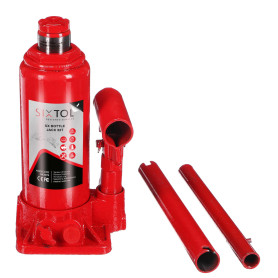 SIXTOL SX Bottle Jack 32T Cric hydraulique 32 tonnes Compact Construction en Acier Charge Lourde Entretien du véhicule Camion Re