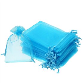 Wady - Lot de 100 sachets en organza avec cordon de serrage pour cadeaux