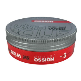Morfose Ossion No3 Ultra Aqua Hair Gel Wax 175 ml - Cire Coiffante Ultra Forte