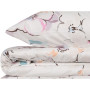 Parure de lit - 1 housse de couette 220 x 240 cm + 2 taies d'oreiller 60 x 60 cm - 100% coton renforcé - Blanc