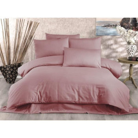 Parure de lit - 1 housse de couette 220 x 240 cm + 2 taies d'oreiller 60 x 60 cm - 80% coton
