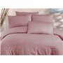 Parure de lit - 1 housse de couette 220 x 240 cm + 2 taies d'oreiller 60 x 60 cm - 80% coton, 20% polyester - Poudre