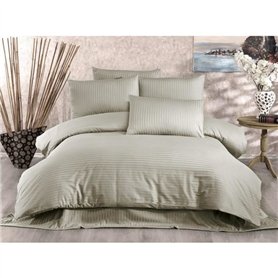 Parure de lit - 1 housse de couette 220x240 cm + 2 taies d'oreiller 60x60 cm - 70% polyester