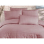 Parure de lit - 1 housse de couette 220 x 240 cm + 2 taies d'oreiller 60 x 60 cm - 70% polyester, 30% coton - Poudre