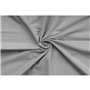 Parure de lit - 1 housse de couette 220 x 240 cm + 2 taies d'oreiller 60 x 60 cm - 100% coton renforcé - Gris