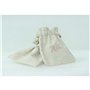 Parure de lit - 1 housse de couette 220 x 240 cm + 2 taies d'oreiller 60 x 60 cm - Satiné 100% coton - Creme