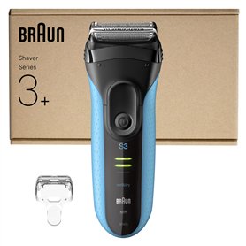Braun Rasoir Electrique Homme Series 3 ProSkin 3040s Noir-Bleu, Avec Tondeuse De Précision Pour Sculpter Les Moustaches Et Micro Braun Rasoir Electrique Homme Series 3 ProSkin 3040s Noir-Bleu