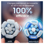 Oral-B Lot De 10 Brossettes De Rechange Ultimate Clean, AUTHENTIQUES, Noires, Brossage En Profondeur, Elimination De La Plaque D