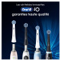 Oral-B Lot De 10 Brossettes De Rechange Ultimate Clean, AUTHENTIQUES, Noires, Brossage En Profondeur, Elimination De La Plaque D