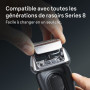 Tete de rasoir BRAUN Series 8 - 4+1 éléments - 100 % fabriqué en Allemagne