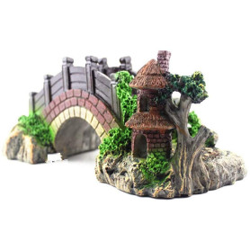 Youery Aquarium Pont Ornement