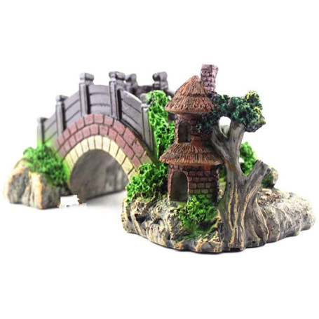 Youery Aquarium Pont Ornement