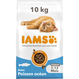 IAMS Advanced Nutrition - Croquettes Premium Chatons - Savoureuses complètes Equilibrées - Favorise Croissance - Au poisson de l
