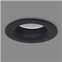 HCFEI Lot 6 Spots LED Encastrables Complet Noir Rond avec Ampoules GU10 Module Blanc Chaud 3000K 5W 430lm eqv. 50W IP20 Dimmable