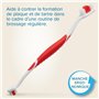 BEAPHAR – Brosse à Dents pour Chien et Chat – Anti Plaque & Anti tartre – Nettoyage Complet – Double extrémités – Manche Ergonom