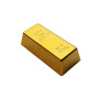 Butoir de Porte en Barre d'or,Or Bar Bullion Butoir de Porte Plastique Presse-papier en Forme de Barrettes Dorées en Faux Or