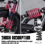 Mein HERZ Amortisseur de Vélo Montagne, Suspension de Jambe Arrière Vélo Bricolage Suspension à Ressort Oscillant, Mini 150mm 15