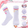 JIANGWON Ensemble cadeau pour fille - Cornet d'école pour fille - Remplissage avec chaussettes en coton 25-34, trousse à crayons