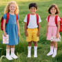 JIANGWON Ensemble cadeau pour fille - Cornet d'école pour fille - Remplissage avec chaussettes en coton 25-34, trousse à crayons