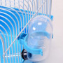 Cage de Voyage Portable pour Hamster et Petit Animal - Villa Translucide en Plastique pour Gerbille et Souris (23x17x15cm)