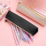 JNYUTEEN Lot de 4 Trousses à Crayons en Cuir, PU Trousse Crayon Petite Trousse Stylo, Couleur Mini Trousse Porte Monnaie Petite 