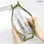 PYSEOSISE Trousses À Crayons Transparentes, 6 Pièces Étanche Trousse Scolaire avec Fermeture Éclair, PVC Trousse Transparente Tr