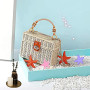 Gloryit Lot de 4 Poignées de Sac Avec Perles Anses pour Sac à Mains Bois Bois Sac De Perles Anses pour Sac à Mains Anse pour Sac