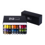 Talens Pantone Lot de 27 marqueurs à double pointe avec pointe pinceau et pointe biseautée, encre pigmentée à base d'eau, couleu