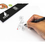 Bloc à dessin Kangaro A3 200 g 20 feuilles blanc