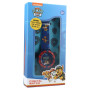 Paw Patrol - Chase Rubble Marshall - Kids Time - Montre Bracelet numérique pour Enfants - Couleur Bleue