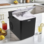 75 L - 9 glaçons en 6 min - Produit jusqu'à 12 kg de glaçons - 2 tailles de glaç