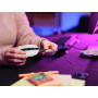 GXTrust 1108W Vylax Souris Gamer sans Fil Rechargeable, 80 Heures d'autonomie, 800-4800 DPI, Éclairage LED Multicolore, Récepteu