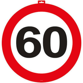 Folat Porte Panneau de Signalisation 60 Ans