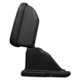 AUTO-STYLE Accoudoir simili cuir compatible avec Smart Fortwo/City/Coupe/cabrio 2007-, Noir