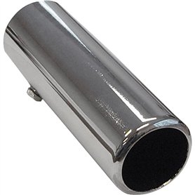AUTO-STYLE Embout d'échappement Acier/Chromé - rond 50mm - longueur 150mm - 44-47mm aanlsuiting