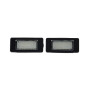 AUTO-STYLE Feux de plaque d'immatriculation LED compatible avec BMW divers, Noir