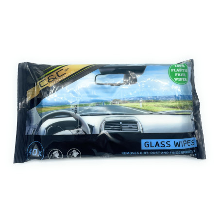 C&C automotive lingettes nettoyantes pour vitres voiture