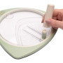 Vaessen Creative Cutter Circulaire - Ø 2,5 cm à Ø 15cm - 3 Lames de Rechange - Vert Menthe - Coupe Papier Cercle - Perforatrice 