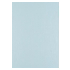 Florence Papier Cartonné en Lin Bleu 250 g – Papier Scrapbooking A4 – Glacier – Papier Cartonné Couleur – Invitations Élégantes