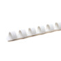 Pavo Boîte de 100 Peignes de reliure en plastique 8 mm Blanc