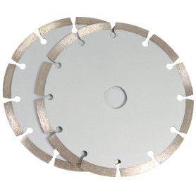 FERM Lame diamantée 150mm (2 pcs) - pour rainureuse