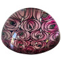 Parastone Museum Collection Presse-papier bombé en verre Motif roses Mackintosh