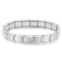 Eligo Jewellery Quiges - 9mm Italian Style Charm Link Module en Acier Inoxydable Bracelets Matt Les Charme Bracelets de Style It