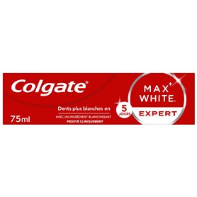 COLGATE - Dentifrice Max White Expert Protection Sensibilité - Blanchiment pour Dents Sensibles - 75ml