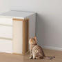 Nobleza Tapis Griffoir pour Chat, Sisal Gratter Griffoirs, Grattoir Mural Chat, Self Groomer Brosse Massage Chat, Protège Les Ta