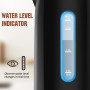 Aigostar Lydian Bouilloire électrique en acier inoxydable 1,7 l avec indicateur de niveau d'eau, 2200 W, double paroi avec filtr